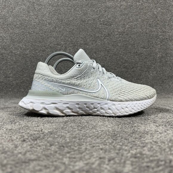 Nike React Infinity Run Flyknit 3 DD3024-004 Womens Size 9.5 Gray Running Shoes - Picture 1 of 13